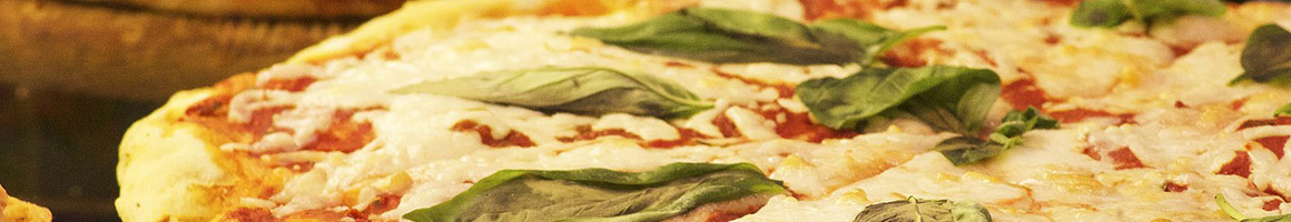 Eating Italian Pizza at Ferraro's/Elio's Restaurant & Pizza restaurant in Edison, NJ.